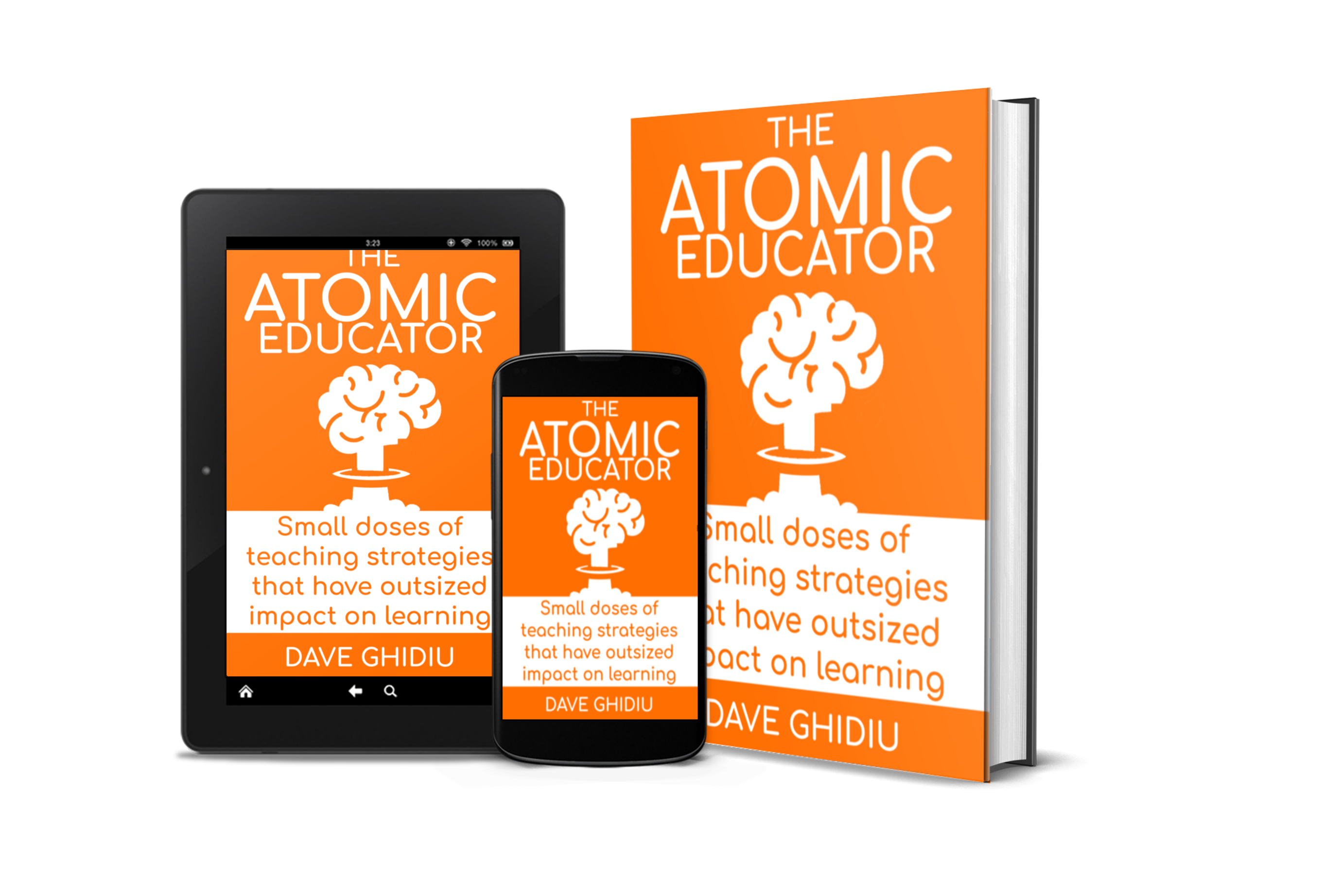 The Atomic Educator print book and digital book (Kindle and mobile version).